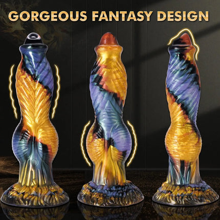 Thrusting Dragon Dildo Vibrator Sex Toys 10" 4IN1 Monster Remote Control Thick Dildo Suction Cup Dildo Anal Toys Adult Product