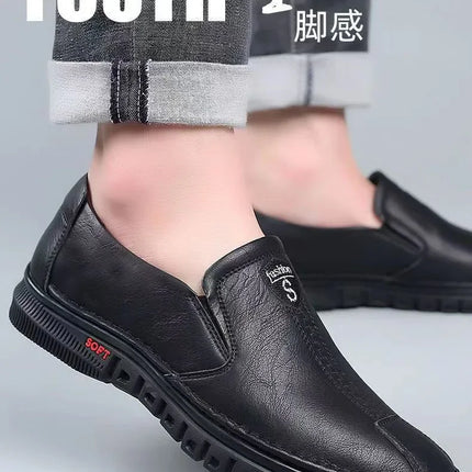 2026 PU Leather Men's Loafers Luxury Men Casual Shoes New Fashion Driving Shoes Breathable Slip on Men Moccasins Plus Size 39~44