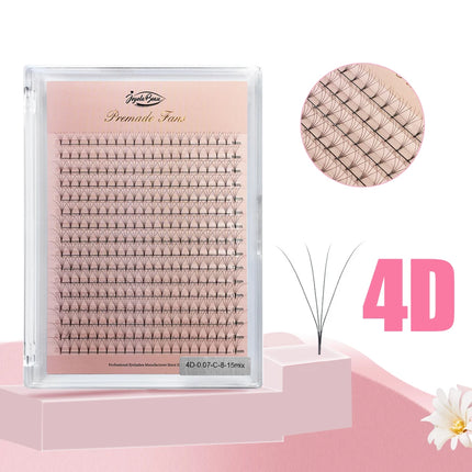 Goddess Premade Volume Fans 4D 5D 6D 7D 8D 10D 12D 14D 16D 20D Individual Lashes Extension Pointy Stem 320 Fans  Faux Mink