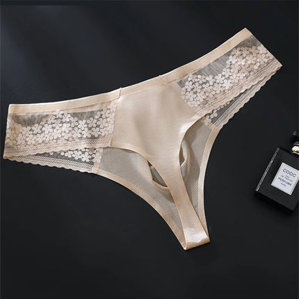 tanga hombre Seamless man thong lace mens lingеrie 3D convex bag Plus size men's underwear sexy for guys tangas hombres thongs