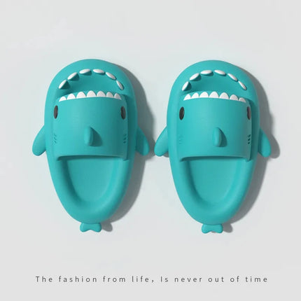 Eyriphy New Design Women Shark Slippers Men Cute Flat Sandals Fashion Cozy Casual Beach Sandals Lovers Home Lovely Bathroom Shoe
