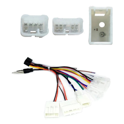 16 Pin Electrical Wire Radio DVD Navigation Wiring Harness for Toyota-Power Speaker Connector Receiver Universal