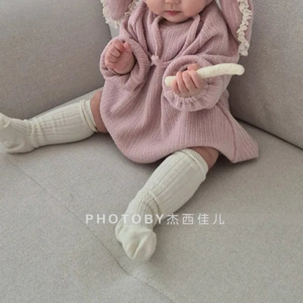 Onesie Baby Childrenwear Autumn Winter Grils Lace Korean Ins Sweet Cute Soft Comfortable Fashionable Cotton Casual