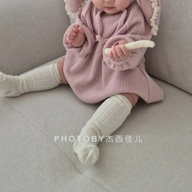 Onesie Baby Childrenwear Autumn Winter Grils Lace Korean Ins Sweet Cute Soft Comfortable Fashionable Cotton Casual