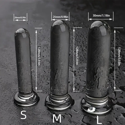 Transparent  Anal Plug Dildo Adult Sex Toys Shape Butt Plug Dildos BDSM Anal Pleasure Sex Toys Anal Trainer For Women&Men Couple