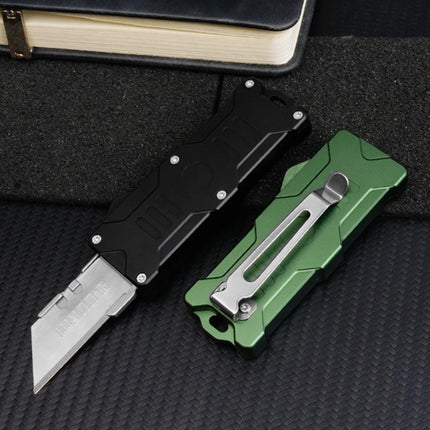 New SK5 High-intensity Aviation Aluminum Cutting Knife Outdoor Camping Portable EDC Tool with 10pcs Replaceable Blades