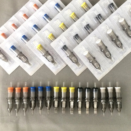 100/50/10 PCS Tattoo Permanent Makeup Cartridge Needles Tip Micropigmentation MTS Eyelinver Machine Kit Eyebrow Microblading