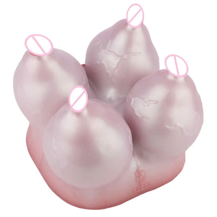 GEEBA Fantasy Breast Design Pocket Pussy Stroker For Men18+ Single Channel Silicone Male Masturbator Realistic Adult Sex Toys