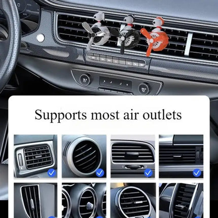 Snoopy Air Freshener Flying Propeller Pilot Series Car Accessories Anime Figures Aromatherapy Fragrance Diffuser Car Decor Gifts