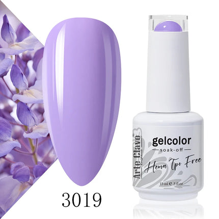 Arte Clavo Colourful Gel Nail Polish Nail Art Gel Varnishes Macaron Color Nail Semi Permanant Soak Off LED UV Gel Nail Varnishes