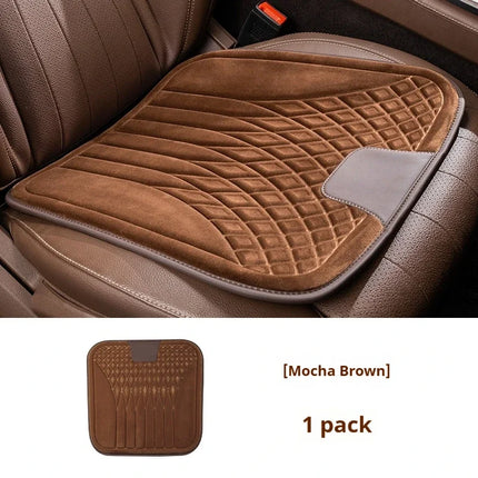 For VW Volkswagen POLO Tiguan R line Rline Flannel Car Seat Cushion, Non-Slip All-Season Auto Cushion Pad