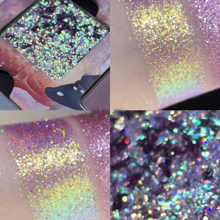 21-Color Chameleon Flashing Eyeshadow Palette Cold Moon Multi-functional Matte Shimmer Glitter Pigments Long-lasting Makeup