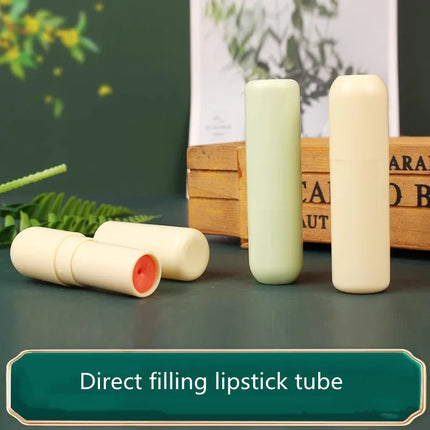 10-100pcs Direct Filling Lipstick Tubes Lip Balm Bottle For Kids DIY Empty Cosmetic Container Lip Gloss Travel Makeup Packaging