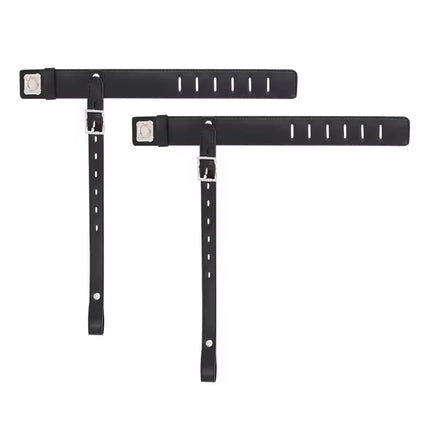 PU Leather Ankle Cuffs Restraint Belts Fixed To High Heel Shoes Straps Adult Sex Products SM Bondage Chastity Fetish Sex Toy