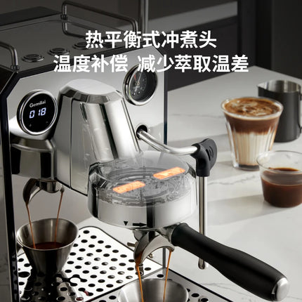 1700W Small Semi-automatic Coffee Machine Stainless Steel Touch Control for Home Use Coffee Machine Proffesional مكينه قهوة