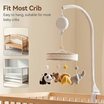 Mobile Bell Baby Toys 0-12 Months Rattle Toys Bed Newborn Crib Mobile With Music Box Bed Bell Hanging Toys Crib Bracket GIft