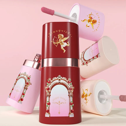 Cherry Red Liquid Blush Stick Creamy Cheek Tint Silky Matte Finish Longwear Hydration Brighten Contour Makeup Cosmetics