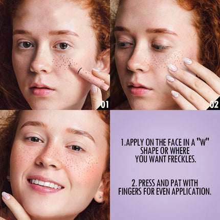 1PC Face Fake Freckles Pen Natural Waterproof Lifelike Fake Freckles Pen for Long Lasting Look Dot Spot Pen Makep Tool Cosmetic
