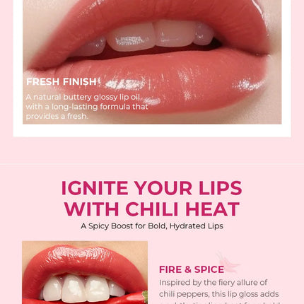 Chili Lip Plumper Oil Serum Instant Long Lasting Volumising Essence Oil Repair Lip Fine Lines Increases Elasticity Sexy Lip Balm