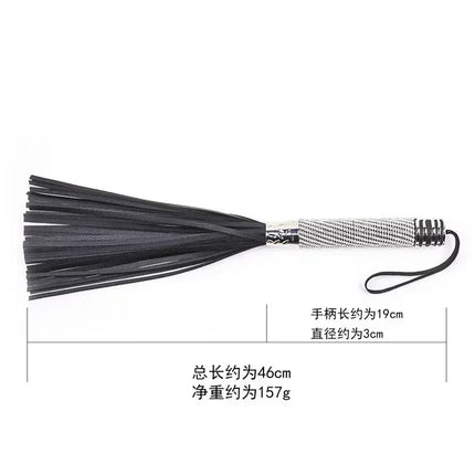 Soft PU Leather Whip Sex Slave Cosplay Flogger Whip Lash Fun Sex Spanking Toys Sex Toys For Couples