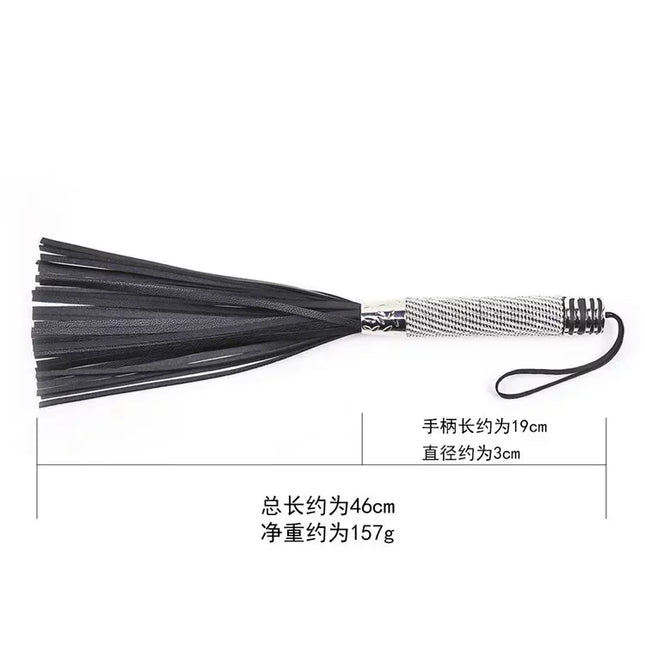 Soft PU Leather Whip Sex Slave Cosplay Flogger Whip Lash Fun Sex Spanking Toys Sex Toys For Couples