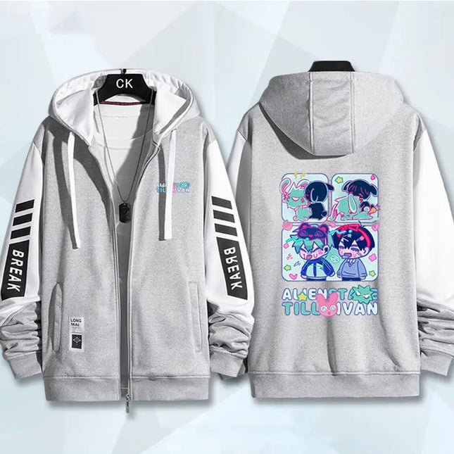 Anime Alien Stage Series Hoodies Print Coat Men's Clothing New in Hoodies & Sweatshirts Zip Up Hoodies Clothes for Man Women