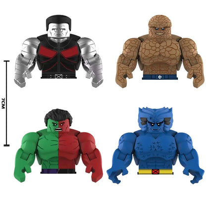 Movable Model Bricks Beast Lizard Rhino Assemble Colossus Assembly Action Figures Puzzle Toy Building Blocks Ornament Model Doll