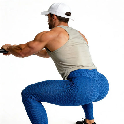 Men Open Crotch Leggings with Hidden Zippers Amazing Elastic Skinny Tight Pants Woman Large High Waist Push Up Panties