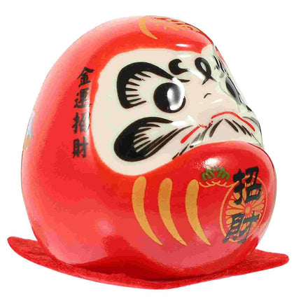 Ceramic Wealth Figurines Fengshui Statues Dashboard Decor Japanese Style Lucky Charms Porcelain naments Miniatures Home