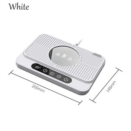 Electric Mug Warmer 50W Cup Heater with 9 Gear Temperature Control Hot Plate Coffee Milk Heater for Home Office Use 220V