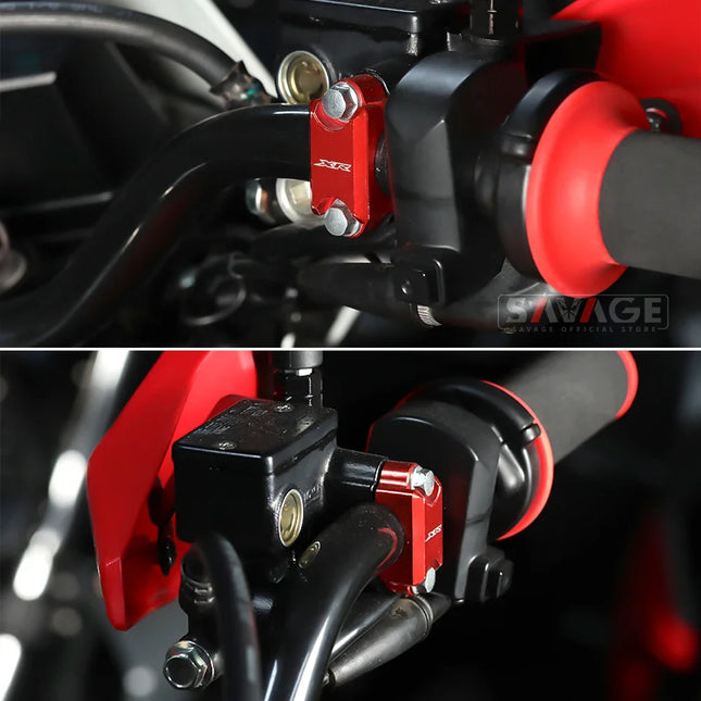 Brake Master Cylinder Clamp Cover For HONDA XR 125L 150L 190L 650L 650R 600R 400R XR 400/250/230 Motard Motorcycle Bar Clamping