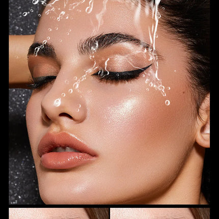 2/5/10pcs Black waterproof sweat-proof eyeliner pencil set, long-lasting and non-smudging beginners perfect gift for beginners