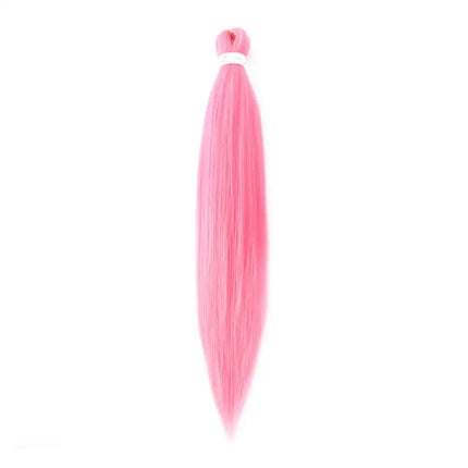 26inch Pre Stretched Easy Braid Hair Synthetic Ombre Jumbo Braiding Hair Extension Braid Hair Pink Purple African Woman