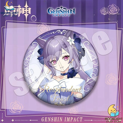 Genshin Impact Anime Merch Pendant Dadalia Qingqing Diluc Sano Yae Shenzi Badge Fans Collectible Accessories for Backpack Hoodie