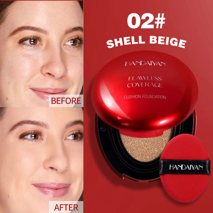 Korean Air Cushion Foundation - Light Natural Moisturizing Concealer Whitening Oil-Control Women's Long-lasting Makeup Base