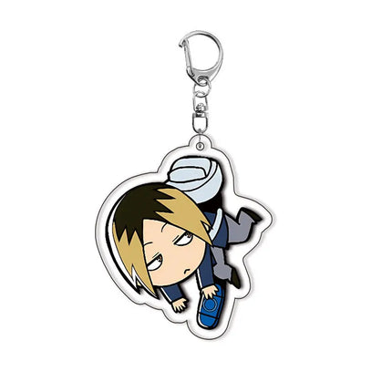 28 Styles Anime Haikyuu!! Acrylic Keychain Hinata Shoyo Tobio Kageyama Daichi Sawamura Cartoon Popular Key Ring Jewelry Charm