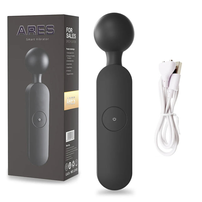 Digital Display USB Rechargeable AV Vibrator for Women Heated Clitoral Stimulator Powerful Female Massager Adult Products