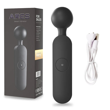 Digital Display USB Rechargeable AV Vibrator for Women Heated Clitoral Stimulator Powerful Female Massager Adult Products