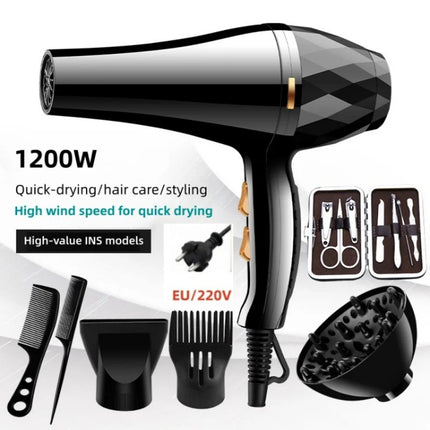 New High Wind Power Hair Dryer With Hot And Cold Constant Temperature Quick Drying Hood, Household Hair Salon Hair Dryer Tube