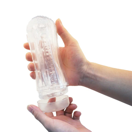 Male Masturbator Cup Soft Pussy Sex Toys Transparent Vagina Adult Endurance Exercise Adult supplies Vacuum Pocket Cup for Men