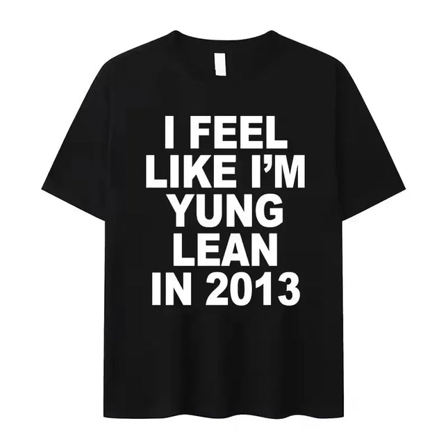 Yung Lean Unknown Death 2002 Album Tour T Shirt Man Fashion Casual Short Sleeve T-shirts Unisex High Quality Tshirt
