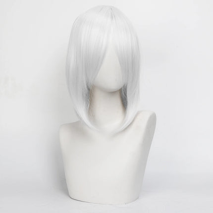 Synthetic Medium Length Cosplay Wig, Adjustable Headband,Multiple colors