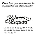 Two Names Font / 11-16cm / steel color