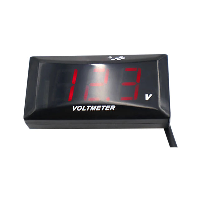 Universal Motorbike Electric Car Voltmeter 12V-150V Mini LED Digital Display Voltmeter Motorbike Accessories