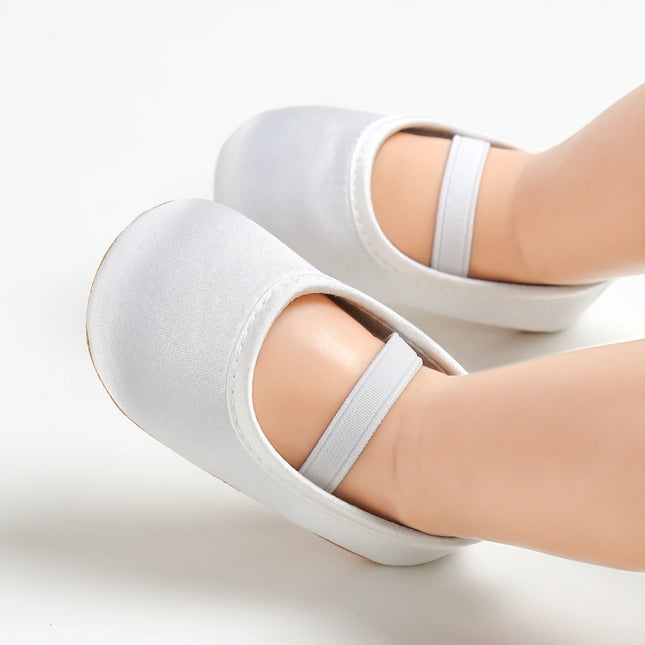 NEW Infant Baby Girls Mary Jane Princess Wedding Dress Shoes Toddler Crib Shoes Versatile baby princess shoes