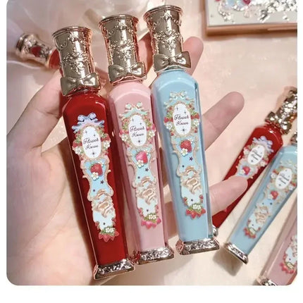 Flower Knows Strawberry Rococo Series Cloud Lip Cream Lip Gloss Long Lasting Velvet Lip Tint Lipstick for Women Cosmetic