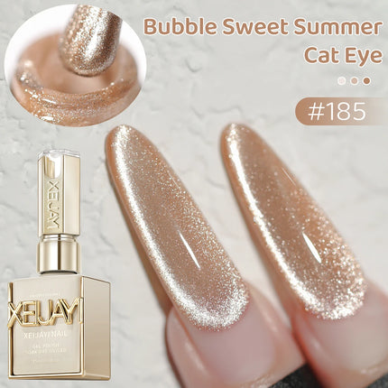 XEIJAYI 6Pcs 15ml cat eye Nail Gel polish set Semi Permanent Nail Art Soaking UV LED Nail Salon DIY Nail Salon Gel