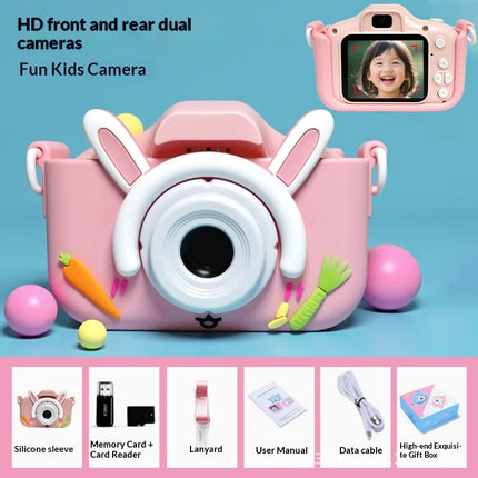 Mini Portable Toy CCD Camera | Dual High-Definition Lenses Effortlessly Take Photos and Shoot Videos Birthday Gift.