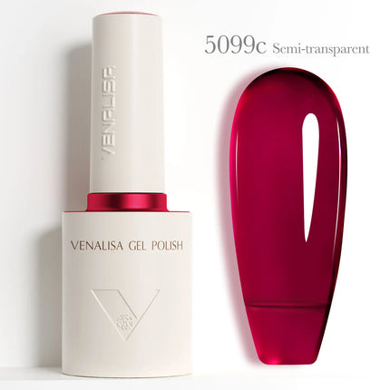 VENALISA 10ml Nail Gel Polish 108Colors HEMA/TPO Free UV LED SoakOff Long Lasting High Gloss Base TopCoat for Salon DIY Manicure