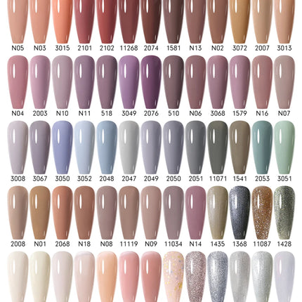 Arte Clavo 15ML Red Brown Color Gel Nail Polish Autumn Winter Nail Art Gel Nail Supplies Semi Permanent Soak Off UV Gel Varnish